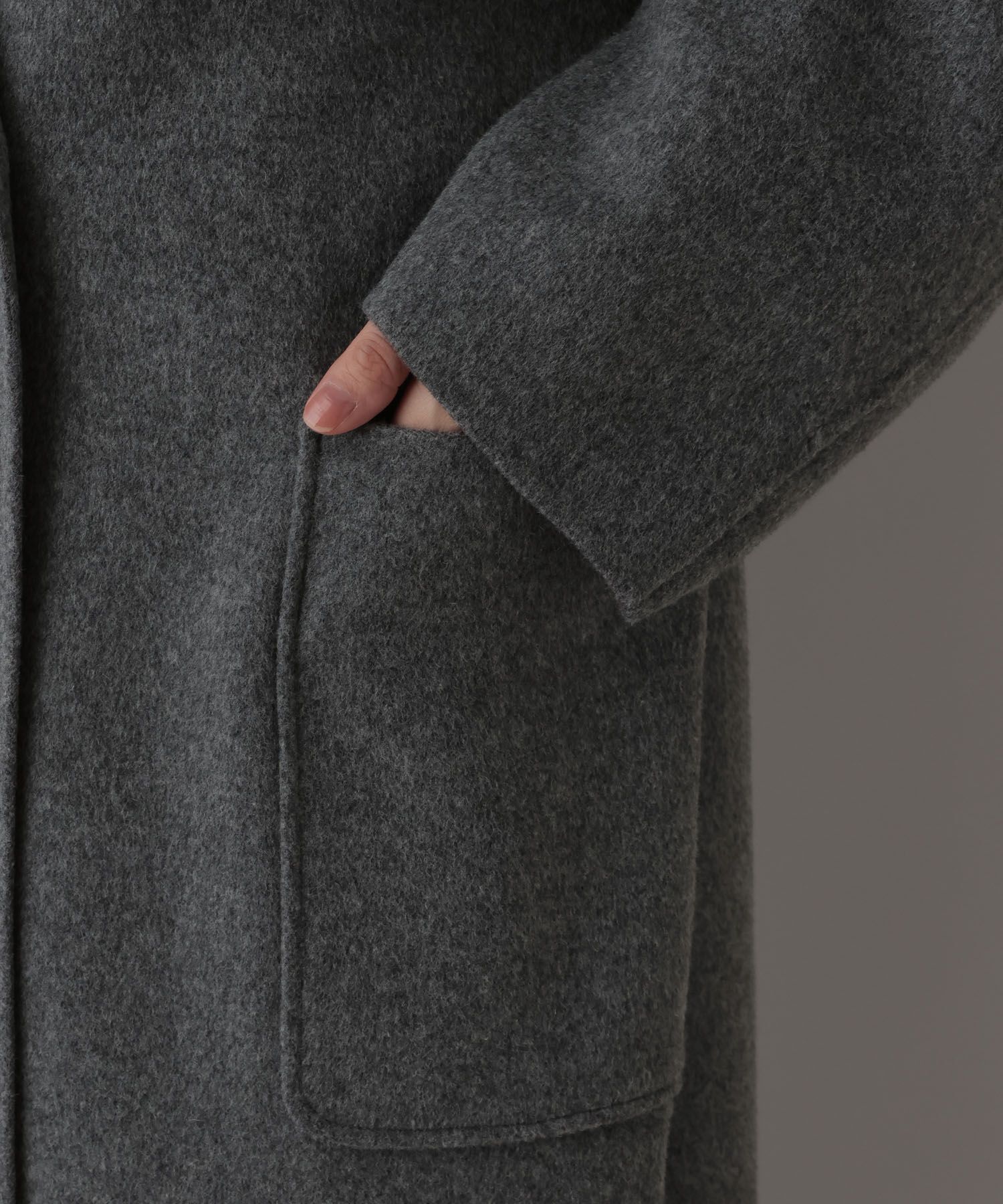 A part by 「カシープ3WAYスタンドロングコート」|チェスターコート|