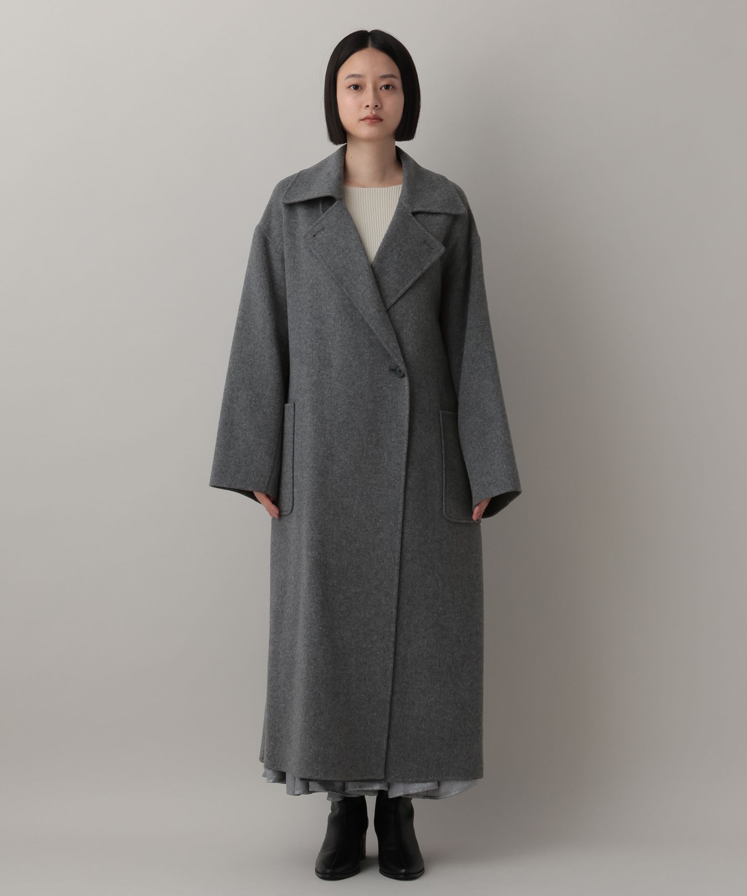 A part by 「カシープ3WAYスタンドロングコート」|チェスターコート|