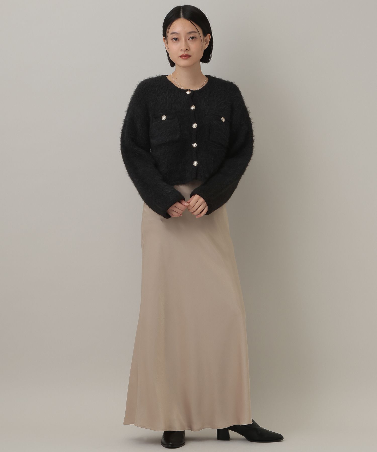 A part by 「アルパカファーハイショクカーディガン」|ニット・セーター|