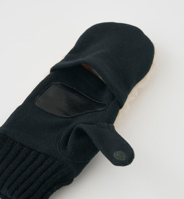 collex「【福田手袋】【タッチパネル対応】ボアミトングローブ」|手袋|