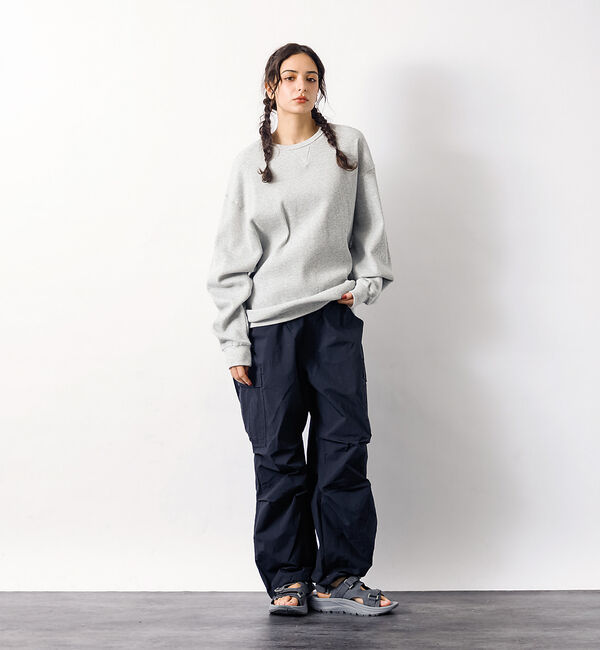 ABAHOUSE「【Lee/リー】フリーサイズ リラックスワイドカーゴパンツ FLeeasy CA」|カーゴ|