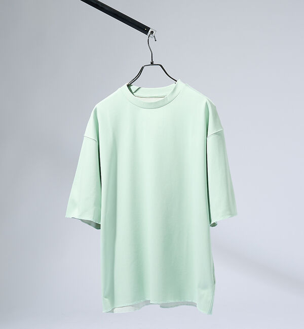 ABAHOUSE「【リバーシブル配色】バックメッシュ 半袖Ｔシャツ / オーバーサイズ」|Tシャツ・カットソー|