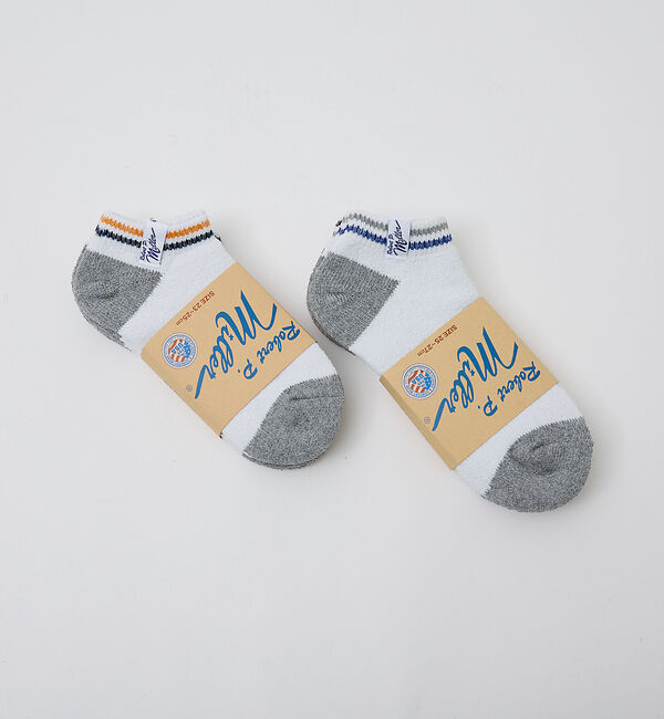 ABAHOUSE「【Robert P Miller | ロバート・ピー・ミラー】Miller 3P」|ソックス|ホワイト系その他1