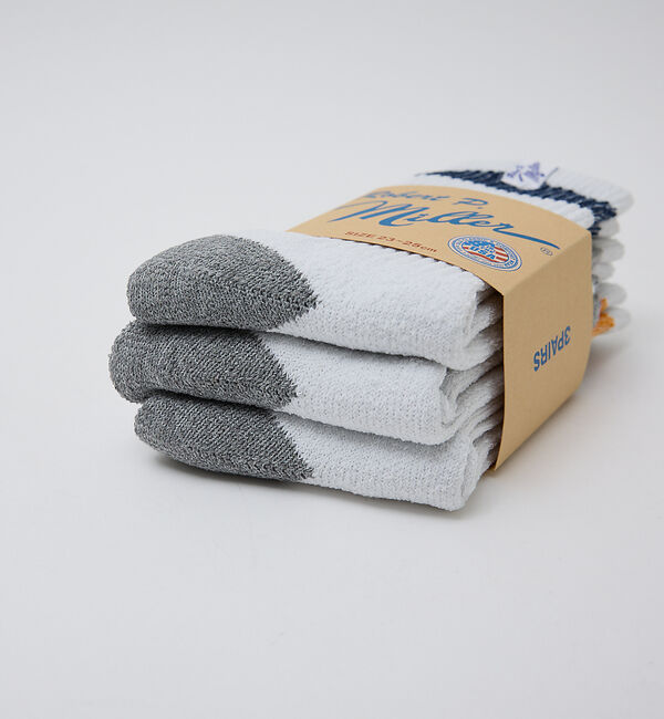 ABAHOUSE「【Robert P Miller | ロバート・ピー・ミラー】Miller 3P」|ソックス|