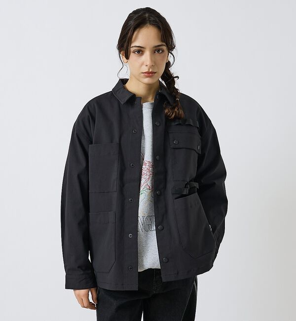 ABAHOUSE「【POLER/ポーラー】STRECH GEAR POCKET JK/撥水/ワーク」|アウトドア|