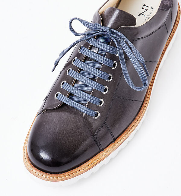 alfredoBANNISTER「【一部店舗＋WEB限定】レザー ウェルト 厚底ソール レースアップ スニーカー」|スニーカー|