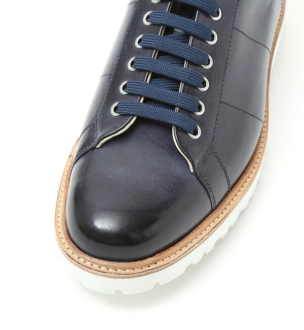 alfredoBANNISTER「【一部店舗＋WEB限定】レザー ウェルト 厚底ソール レースアップ スニーカー」|スニーカー|