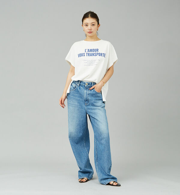 Rouge vif「【RED CARD/レッドカード】別注Dakota　ルーズストレートデニム」|デニム|