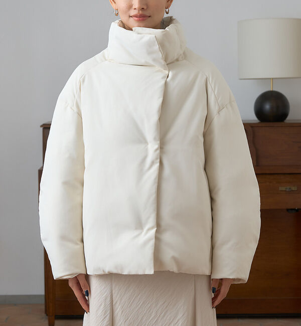 Rouge vif「スタンドカラーダウンコート」|ダウン|