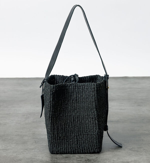 Rouge vif「【BAGMATI / バグマティ】ワンハンドル かごバッグ / ブラック【WEB」|ハンドバッグ|ブラック