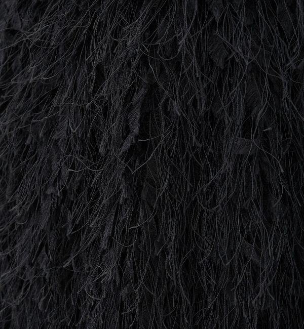 Rouge vif「フリンジフェザーサイドスリットスカート」|スカート|