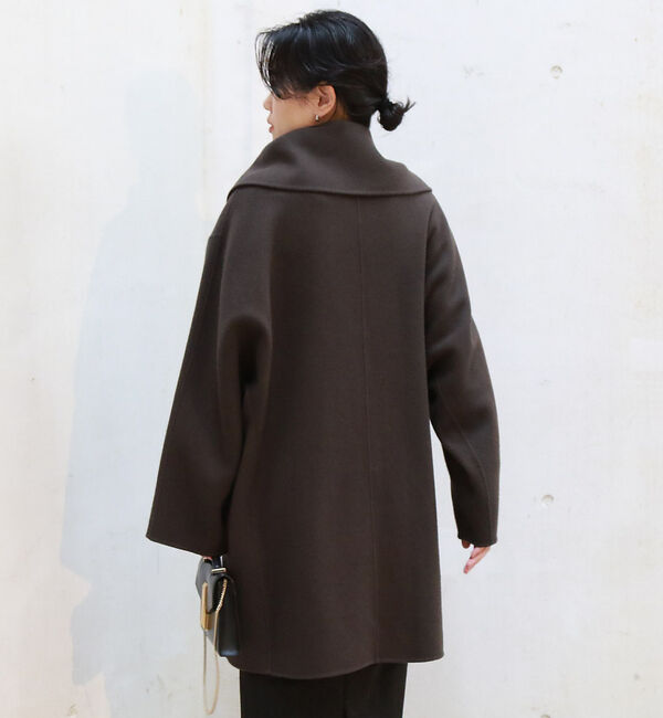 Rouge vif「ウール混オーバーカラーリバーコート」|その他|
