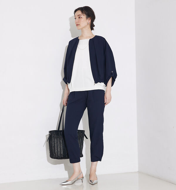 qualite「【接触冷感＆吸水速乾＆UV】シアサッカーブルゾン /セットアップ対応」|ブルゾン・スタジャン|