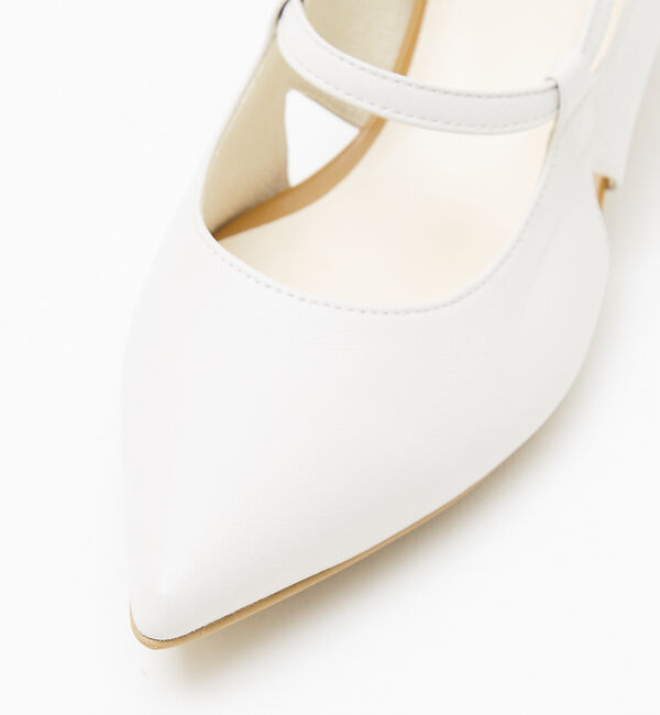 AU BANNISTER「ポインテッドラウンドストラップパンプス」|パンプス|