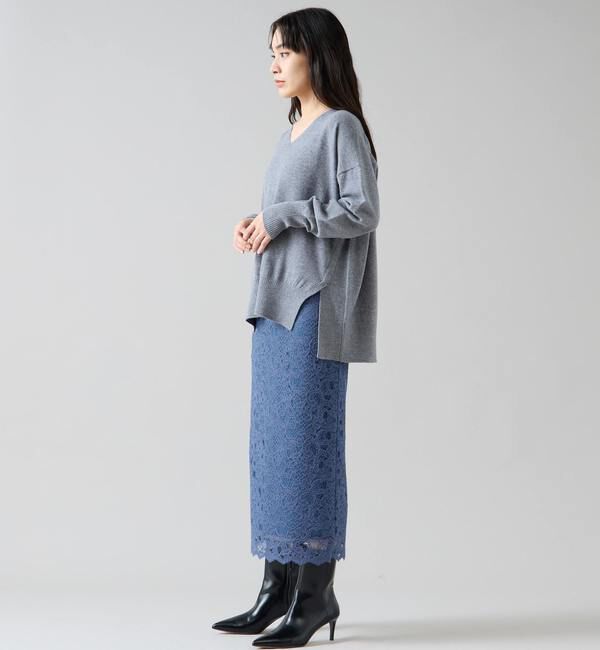 TIARA「Iラインレースタイトスカート」|スカート|