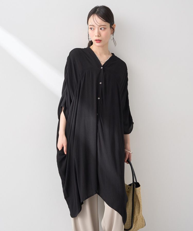 earth music&ecology「レーヨンビッグシャツチュニック」|チュニック|