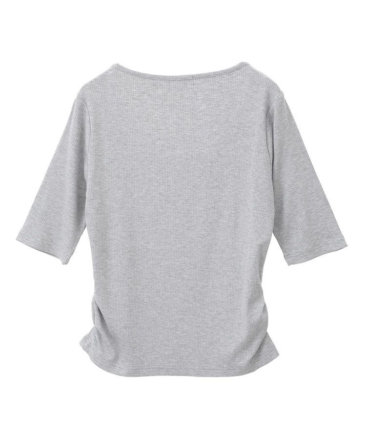 earth music&ecology「レースレイヤードリブプルオーバー」|Tシャツ・カットソー|