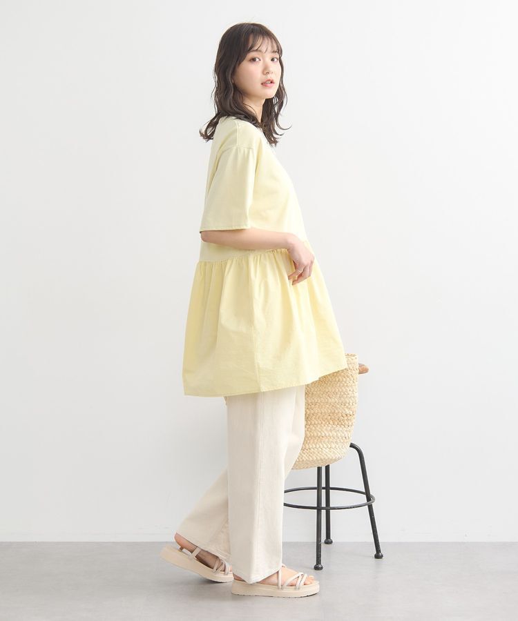 earth music&ecology「ドッキングヘムプルオーバー」|Tシャツ・カットソー|