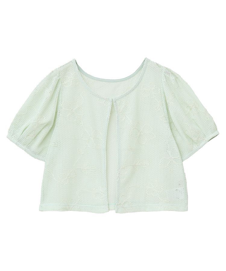 earth music&ecology「フラワーコード刺繍カーディガン」|カーディガン|