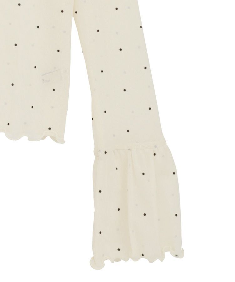 earth music&ecology「フロッキードットメロープルオーバー」|Tシャツ・カットソー|