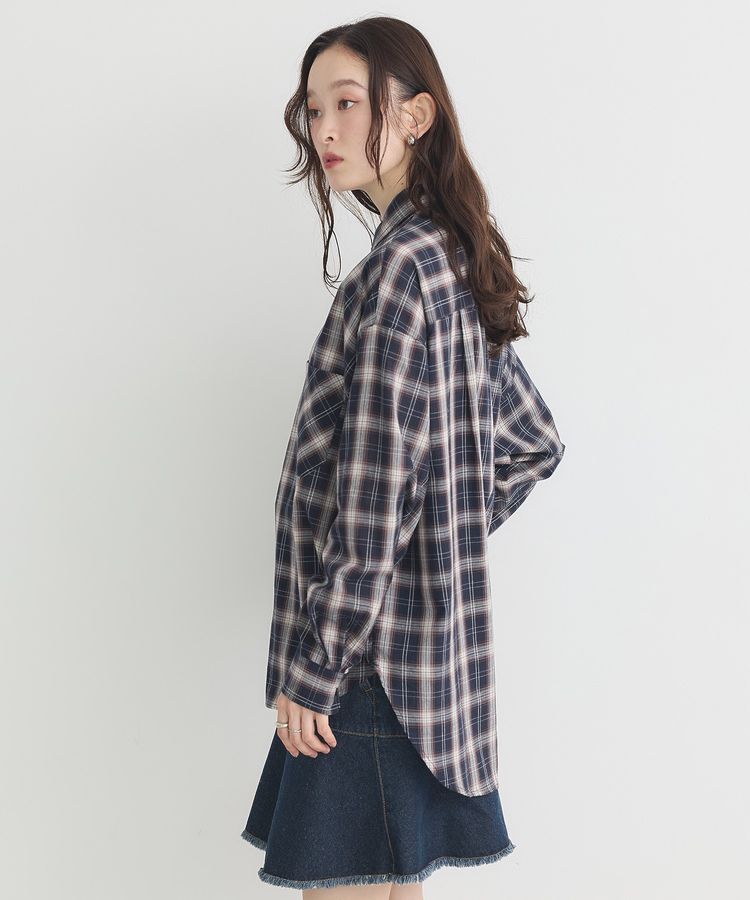 earth music&ecology「マルチウェイチェックシャツ」|シャツ・ブラウス|