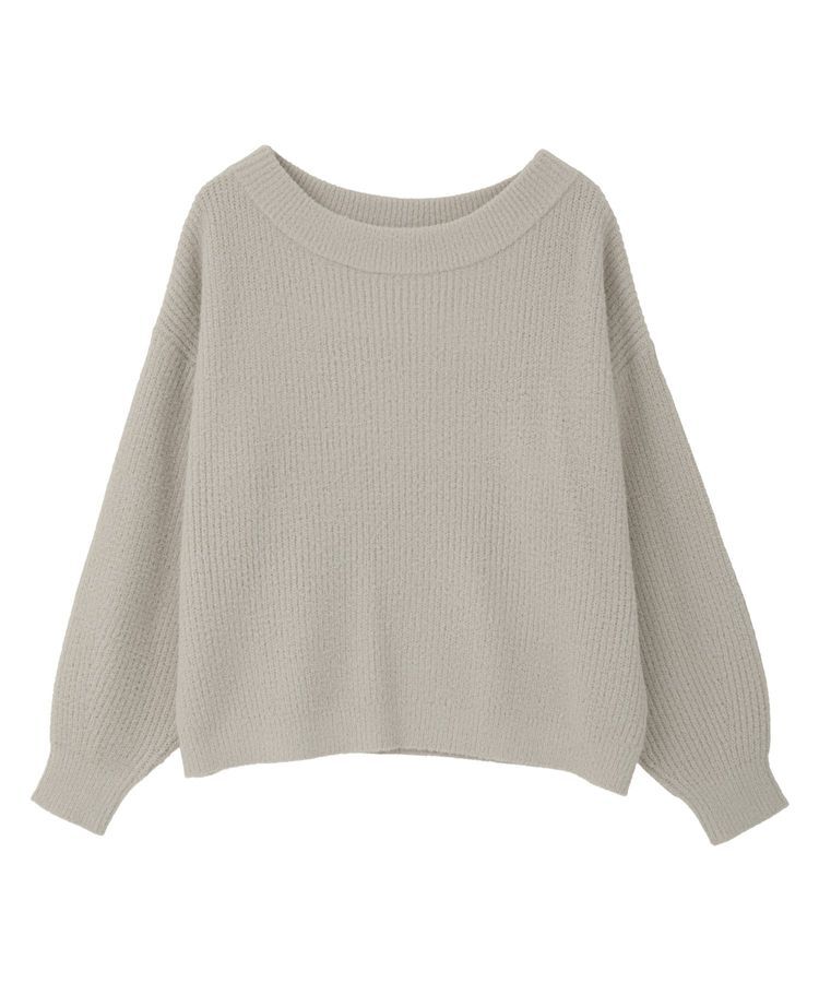 earth music&ecology「パウダーシャギー畦プルオーバー」|ニット・セーター|