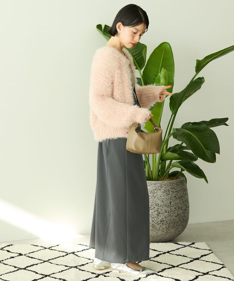 AMERICAN HOLIC「シャギーニットクルーネックカーディガン」|カーディガン|