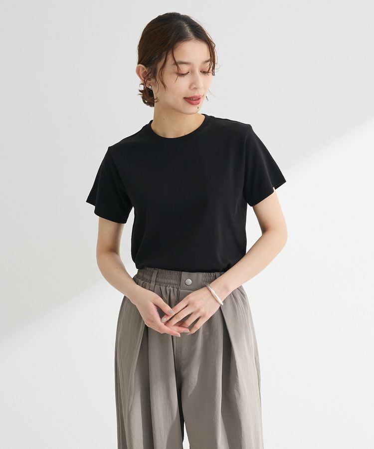 Green Parks「フライスコンパクトTシャツ」|Tシャツ・カットソー|Black