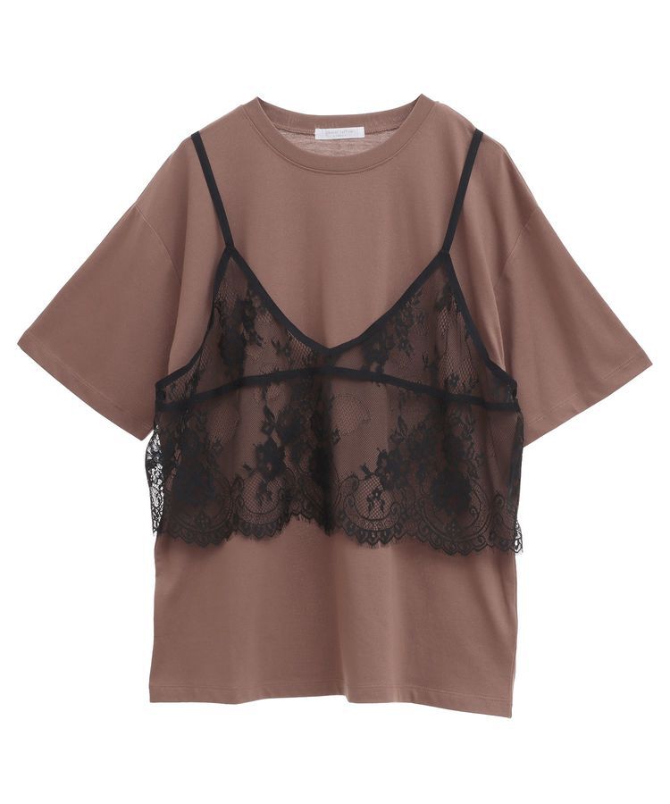 Green Parks「レースビスチェドッキングチュニック」|チュニック|