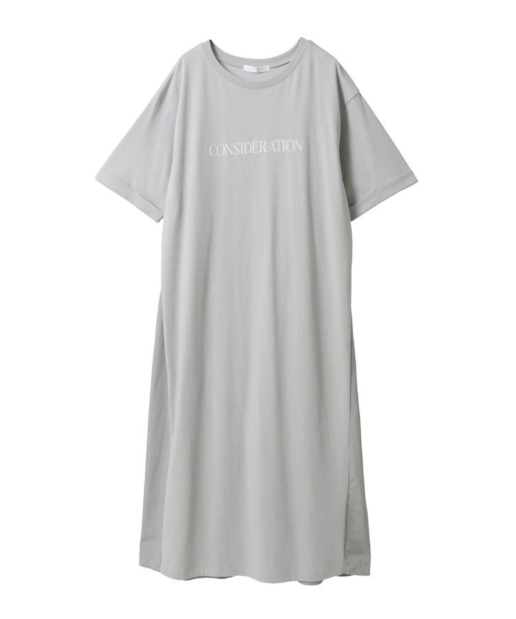 Green Parks「ナイロンドッキングロゴワンピース」|ワンピース|