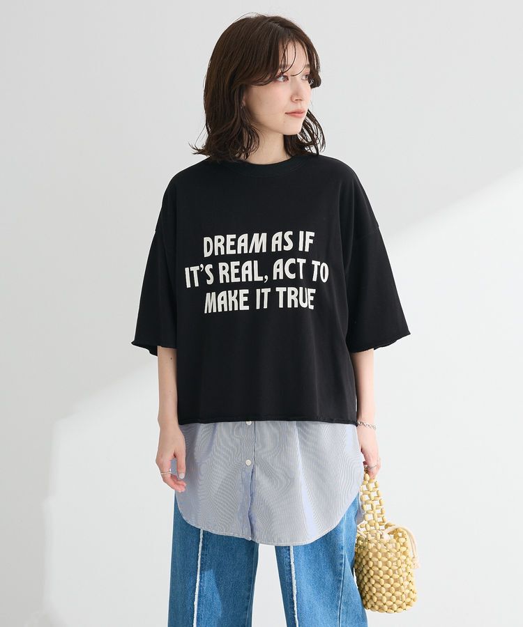 Green Parks「・SUGAR SPOON ミニウラケプリントTEE」|スウェット・ジャージ|Black