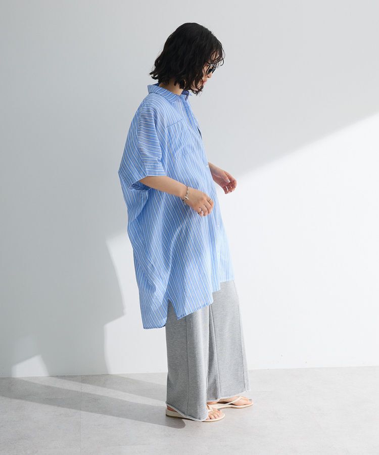 Green Parks「インド綿 ボイルポンチョチュニック」|チュニック|