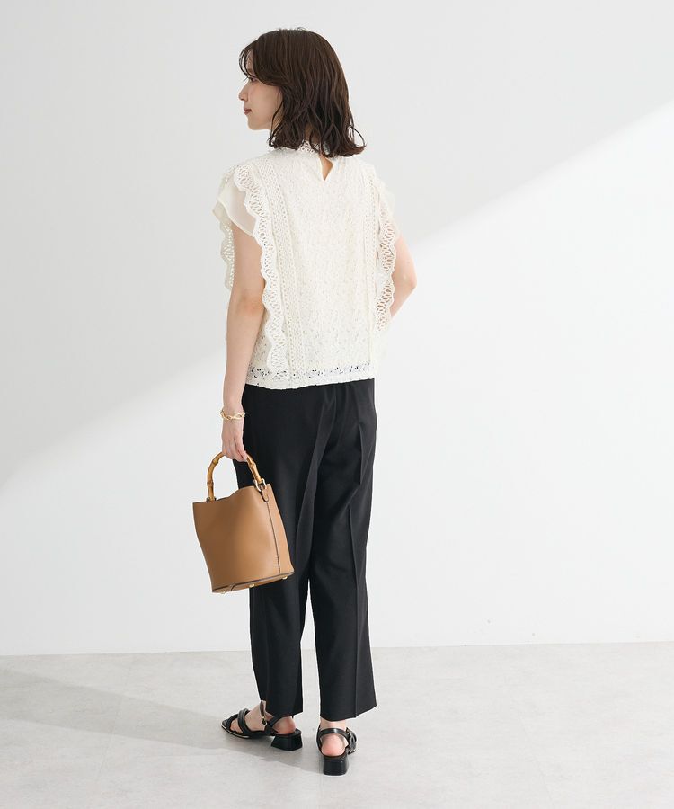 Green Parks「きれいシルエット麻調パンツ(テーパード)」|その他|