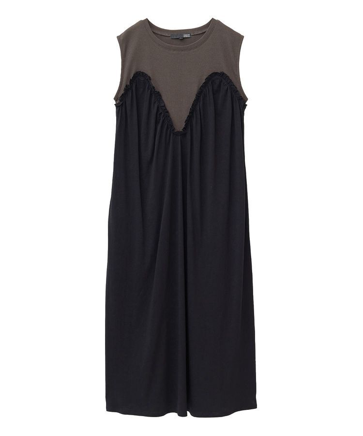 Green Parks「・SUGAR SPOON ギャザーノースリーブワンピ」|ワンピース|