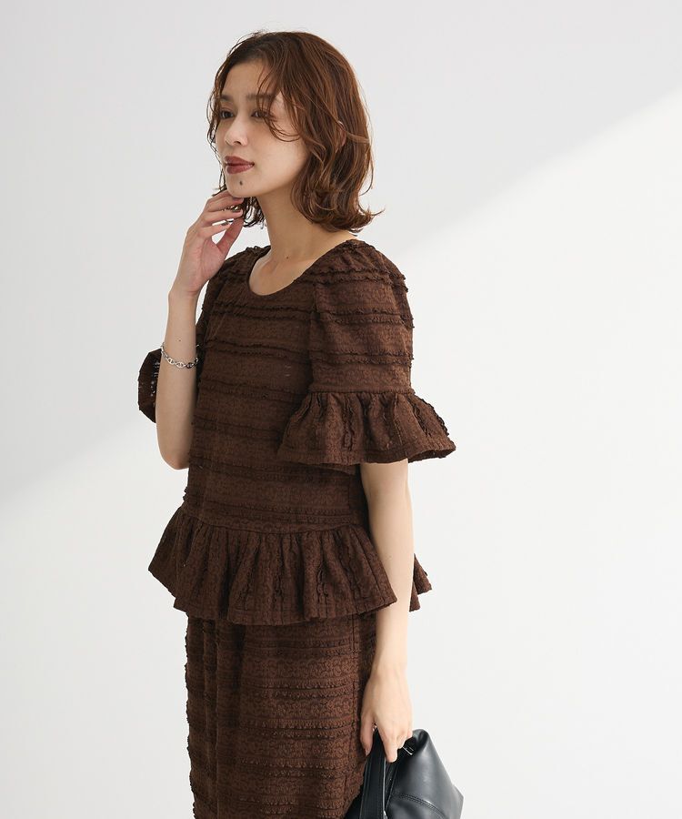 Green Parks「・SUGAR SPOON レースフリルプルオーバー」|Tシャツ・カットソー|