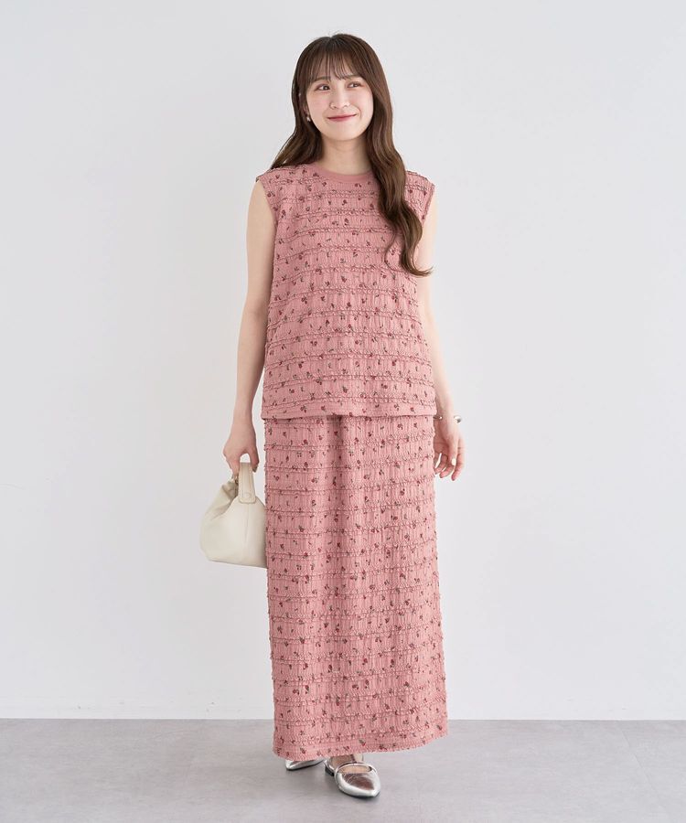 Green Parks「・SUGAR SPOON コバナレースフリルノースリーブ」|Tシャツ・カットソー|