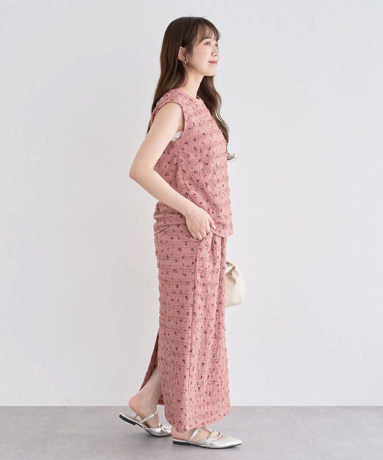 Green Parks「・SUGAR SPOON コバナレースフリルノースリーブ」|Tシャツ・カットソー|