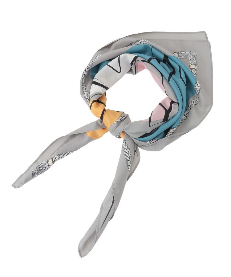 Green Parks「・モダンパターンスカーフ 90&times;90」|バンダナ・スカーフ|