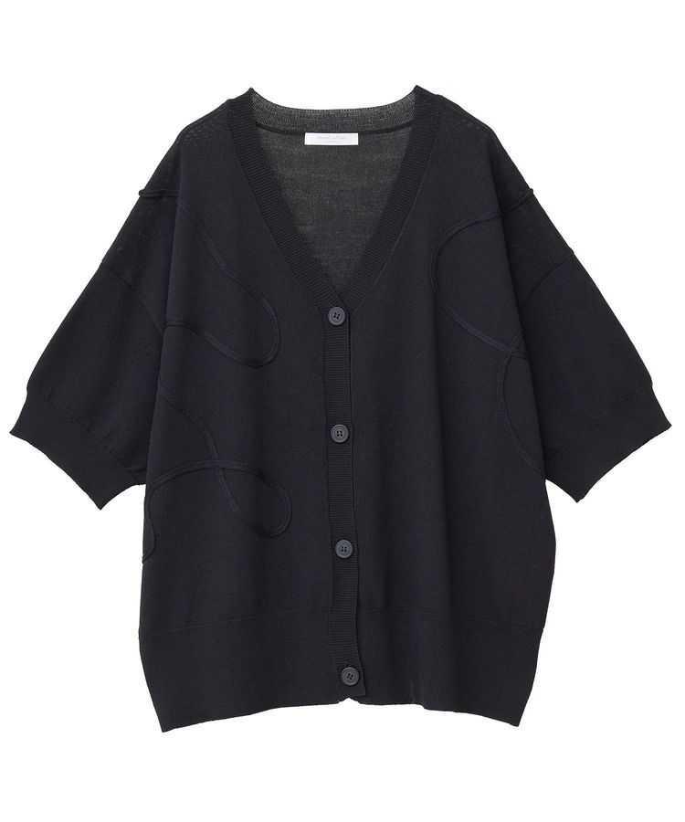 Green Parks「刺繍コードVネックカーディガン」|カーディガン|