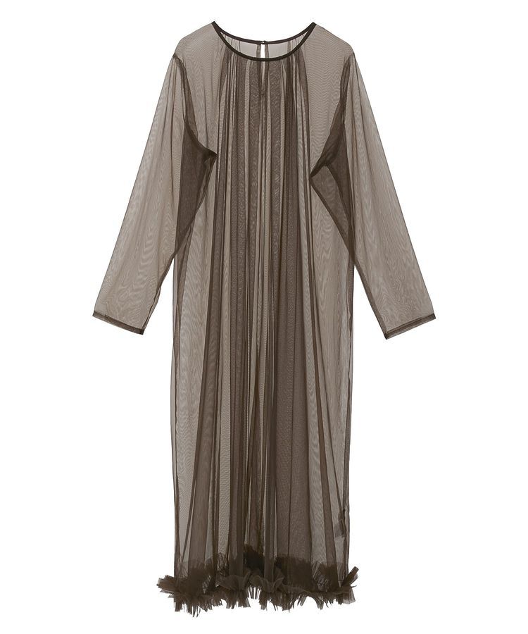 Green Parks「・ELENCARE DUE チュールワンピース」|ワンピース|Brown