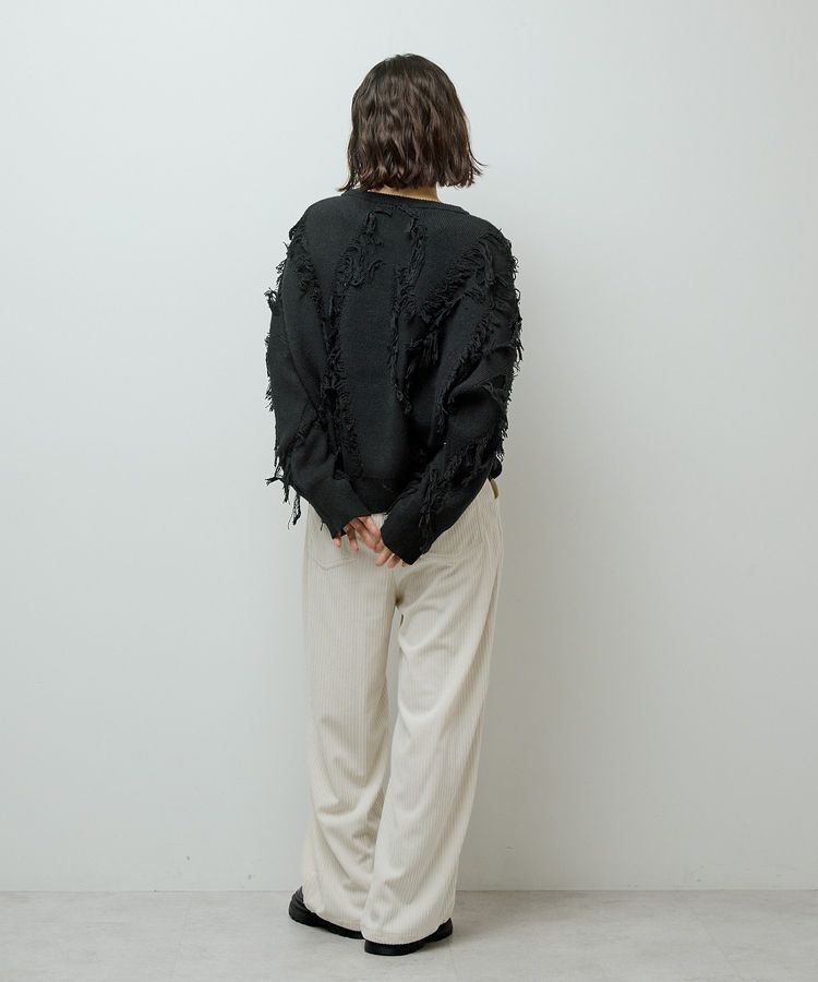 Green Parks「フリンジニットプルオーバー」|ニット・セーター|