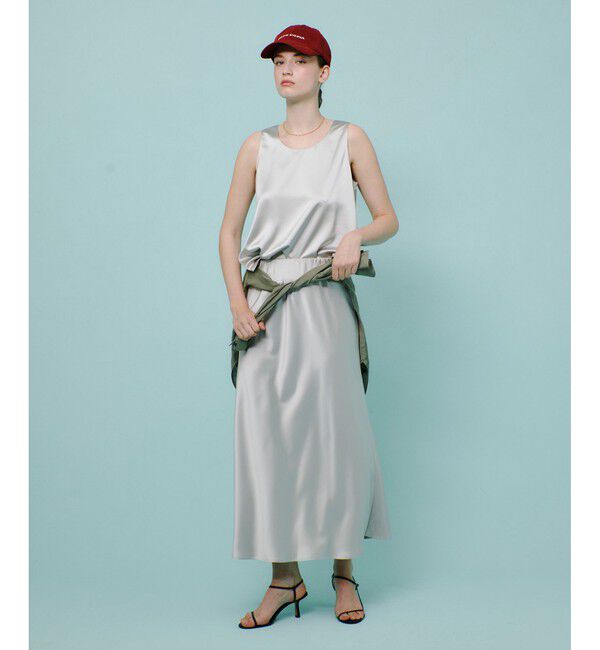 allureville「サテンタンクブラウス」|シャツ・ブラウス|