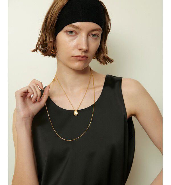 allureville「サテンタンクブラウス」|シャツ・ブラウス|