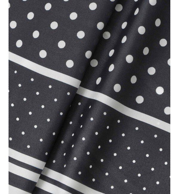 allureville「パネルドットプリントボウタイブラウス」|シャツ・ブラウス|