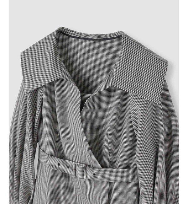 LOULOU WILLOUGHBY「【LOULOU WILLOUGHBY】Ｗ先染めセーラーカラーワンピース」|ワンピース|