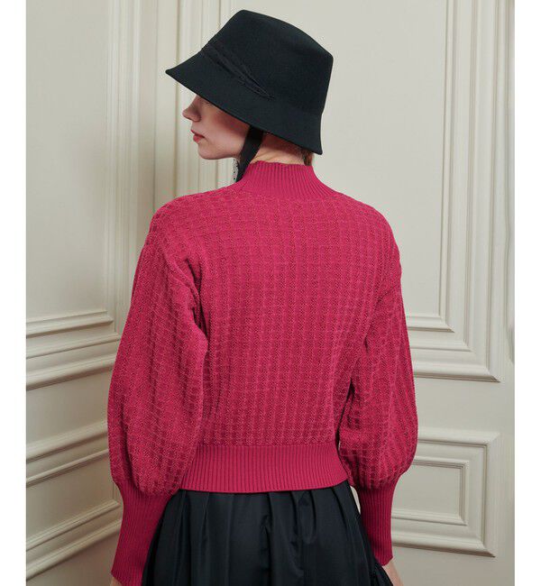 LOULOU WILLOUGHBY「【LOULOU WILLOUGHBY】ロングリブカフスモールプルオーバー」|ニット・セーター|