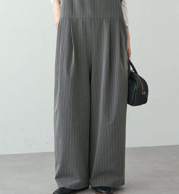  「【セットアップ対応】ツータックストレッチサロペット」|その他|