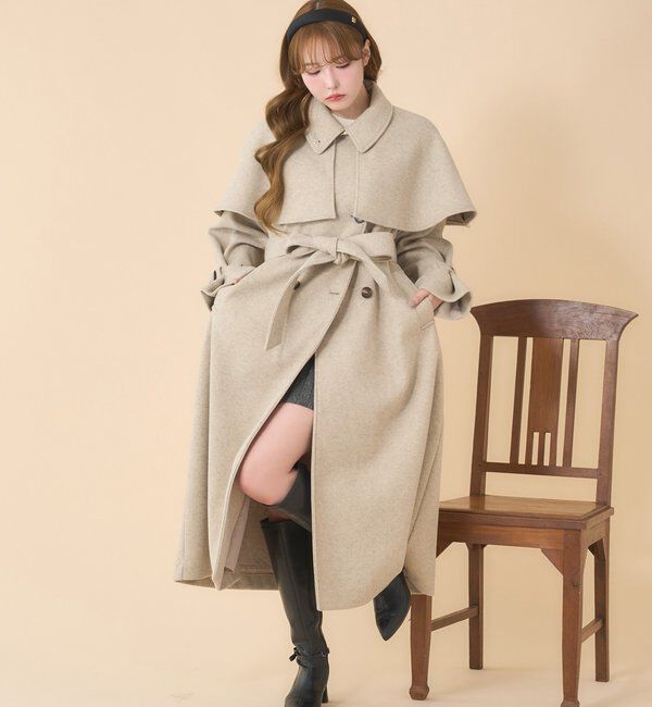  「【リバイバル/WEB限定】ケープ付きマルチウェイコート」|その他|オートミール