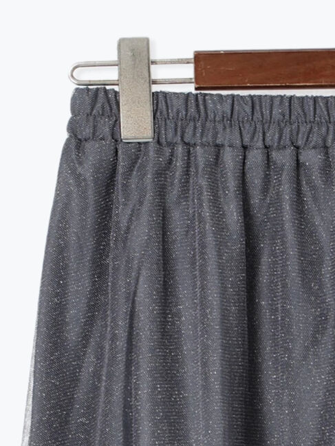 Te chichi TERRASSE「ラメチュールギャザースカート」|スカート|