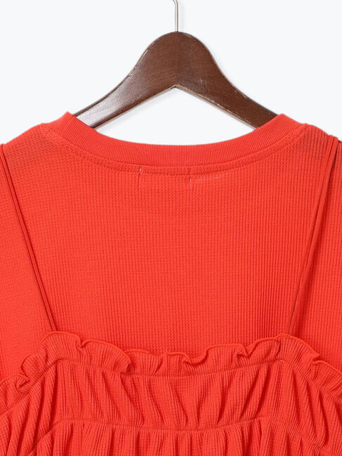 Te chichi TERRASSE「ワッフルビスチェセットTシャツ」|Tシャツ・カットソー|